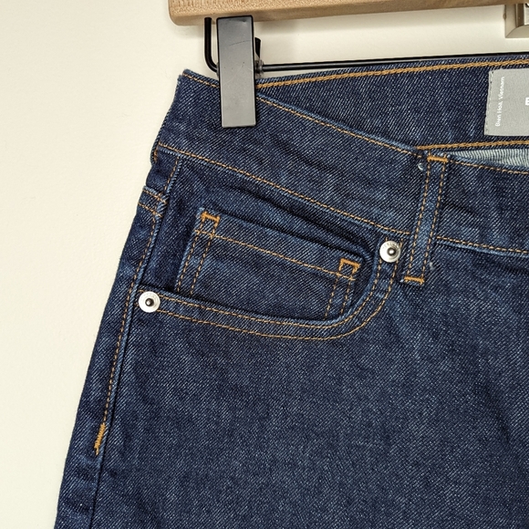 Everlane High Waist Dark Denim Ankle Jeans | Size 26 - Picture 2 of 6